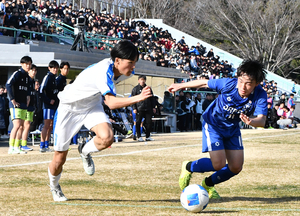 U-17静岡県選抜は日本高校選抜に0−2…好機つくるも1点遠く大石脩斗（鹿児島城西高）の2発浴びる＜静岡県ヤングサッカーフェス＞