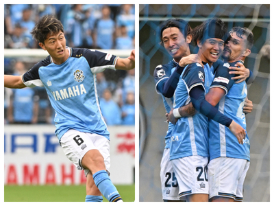 ジュビロ磐田 、いわきFCに勝利でプレーオフ圏に再浮上。試合後、金子大毅選手、佐藤凌我選手のコメント