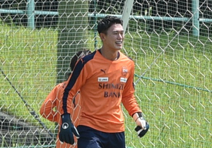 清水エスパルスのGK沖悠哉、前節ガンバ大阪戦で好セーブ！「ゼロに抑えたのは非常にいい成果」と振り返る