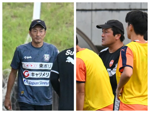 藤枝MYFCが清水エスパルスに堂々の勝利！大勢のサポーターに囲まれトレーニングマッチ白熱。両チームの監督が振り返る