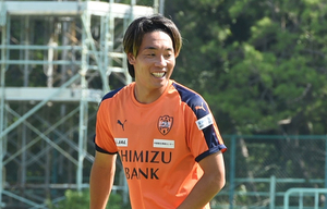清水エスパルスのDF蓮川壮大、3バックの守備に手応え！首位京都サンガ戦は「個人のバトルで負けないこと」