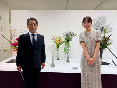 松坂屋静岡店で開催している『第72回 静岡県華道展』に行ってきました!26〜28日は『いけばな体験教室』も