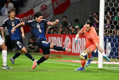 【フォト】森保ジャパン、上田綺世の後半AT弾で南米の強豪パラグアイと劇的ドロー!小川 航基も1ゴール