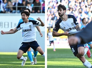 J1昇格プレーオフに滑り込んだジュビロ磐田。先制点を決めた松原后選手と決勝点を挙げたリカルドグラッサ選手がコメント