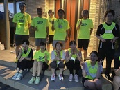 ランニング前の集合写真