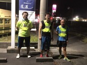 折り返し地点イオンタウン付近のメンバー