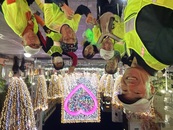 イルミ輝く師走の街中☆