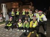 ランニング前、集合写真