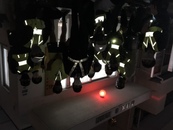 静岡南警察署稲川交番にてパトロールの意義や犯罪事案など説明を受ける。