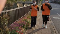 活動中の写真撮影:南城