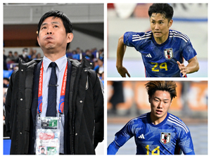 森下龍矢（ジュビロ磐田ユース出身）や三戸舜介（JFAアカデミー福島出身）が躍動。1年後のW杯に向けた”森保ジャパン”のサバイバル