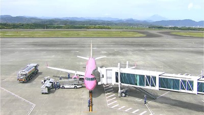強風のため富士山静岡空港で一部の便に影響 名古屋や中部国際へダイバート 新千歳への1便が欠航【5月11日午後6時現在】