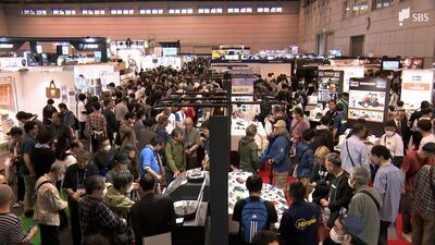 国内最大級の模型展示会「静岡ホビーショー」一般公開が始まる プラモデルや鉄道模型など 会場は熱気に包まれる