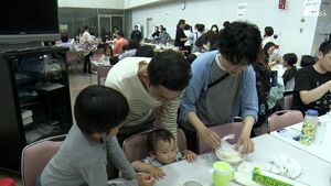 「ワンオペでどうなるのかと思って」乳幼児と一緒の避難所生活 親子で考える宿泊型の防災訓練=静岡【わたしの防災】
