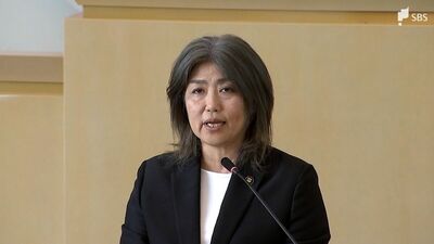 「伊東を活力のあるまちに再生する」田久保真紀市長が所信表明で決意 就任後初の市議会定例会＝静岡・伊東市