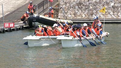 事故風化させない…浜名湖カッターボート転覆死亡事故から15年 新たなボート使って救助訓練【静岡】