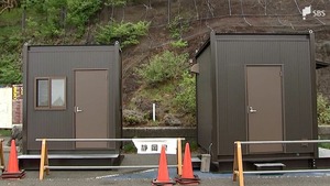 富士山の入山受け付け行う「受付小屋」と「学習小屋」を設置 条例でルールやマナー学習義務付け 富士宮口五合目=静岡