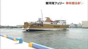 駿河湾フェリー2024年度の決算約4400万円の赤字 設備損傷で輸送人員が大幅に減少【静岡】