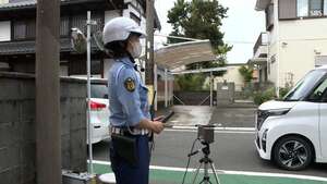 「余裕をもった運転、登校を」登校中の中学生3人ひき逃げ事件受け警察が緊急取り締まり＝静岡・焼津市