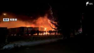 「低いボンっていう音がした」静岡市清水区でトラック17台焼く火事 放火の疑いも含め捜査=静岡県警