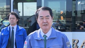 地元・静岡の被災地を牧野京夫復興大臣が初視察 牧之原市長「被害認定の簡略化を」と要望 =静岡