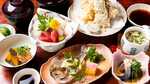 お刺身や天ぷら、煮物など品数豊富な定食が目白押し！
