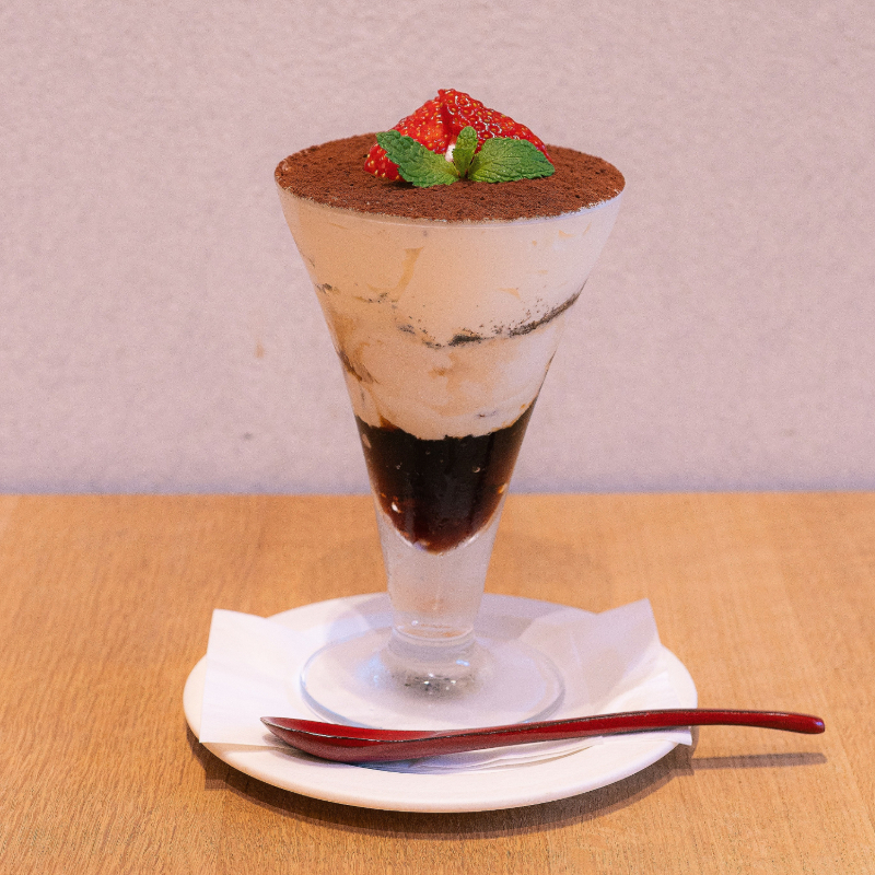 バリスタが想うティラミスパフェ