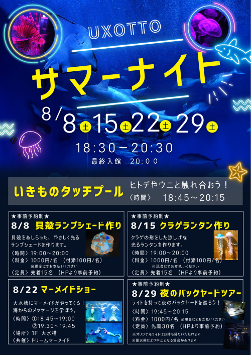 ナイトウォット＜浜名湖体験学習施設ウォット＞