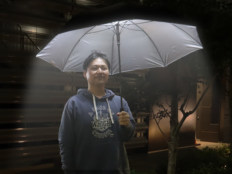 ポータブル街灯傘