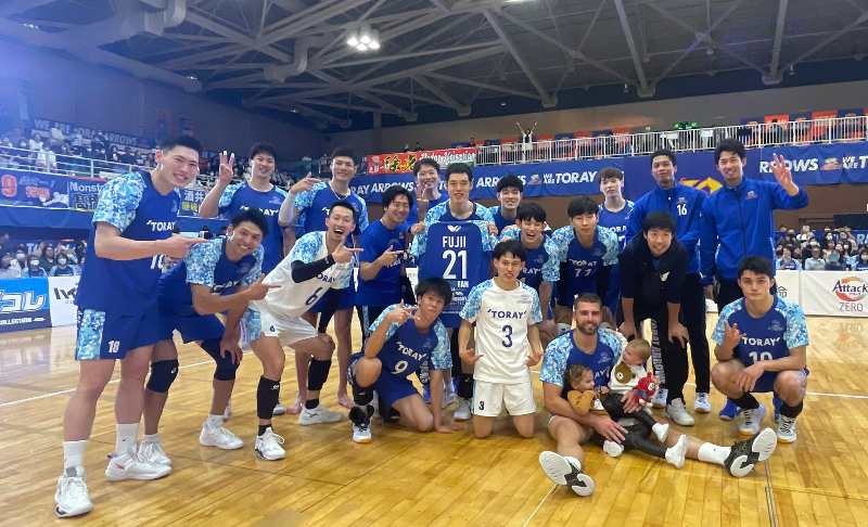 東レアローズがウルフドッグス名古屋に1勝1敗 峯村雄大キャプテン