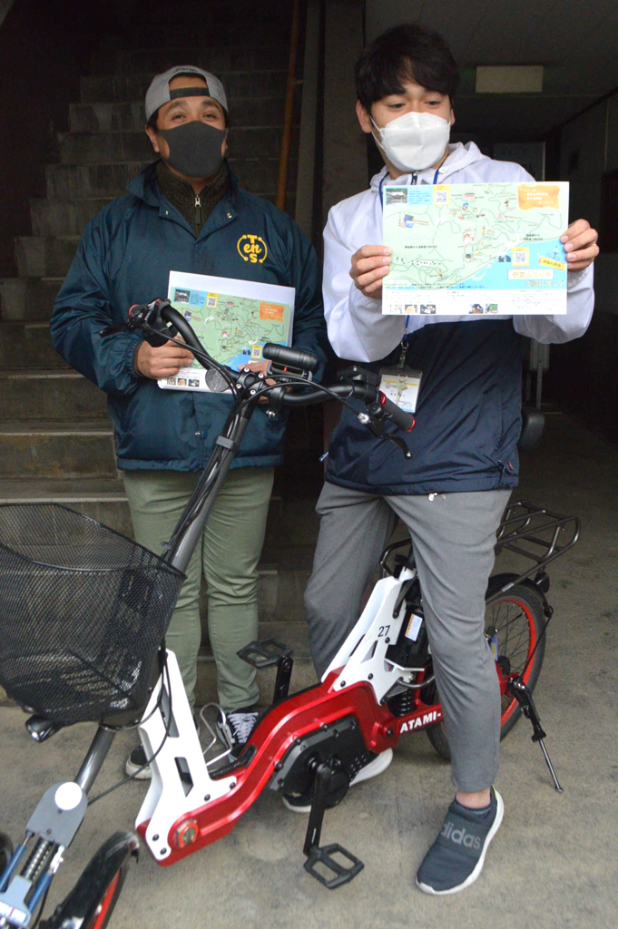 伊豆山観光 自転車で 熱海 レンタサイクル店企画 復興応援 あなたの静岡新聞 伊豆山観光 自転車で 熱海 レンタサイクル店企画 復興応援 あなたの静岡新聞