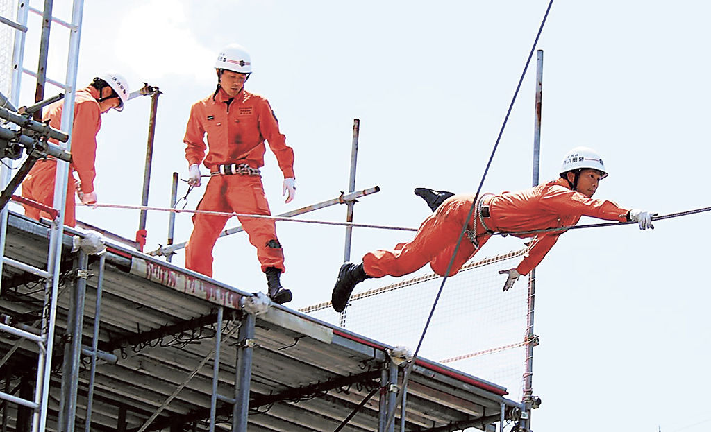 消防ロープ 約30m 救助大会 - 登山用品