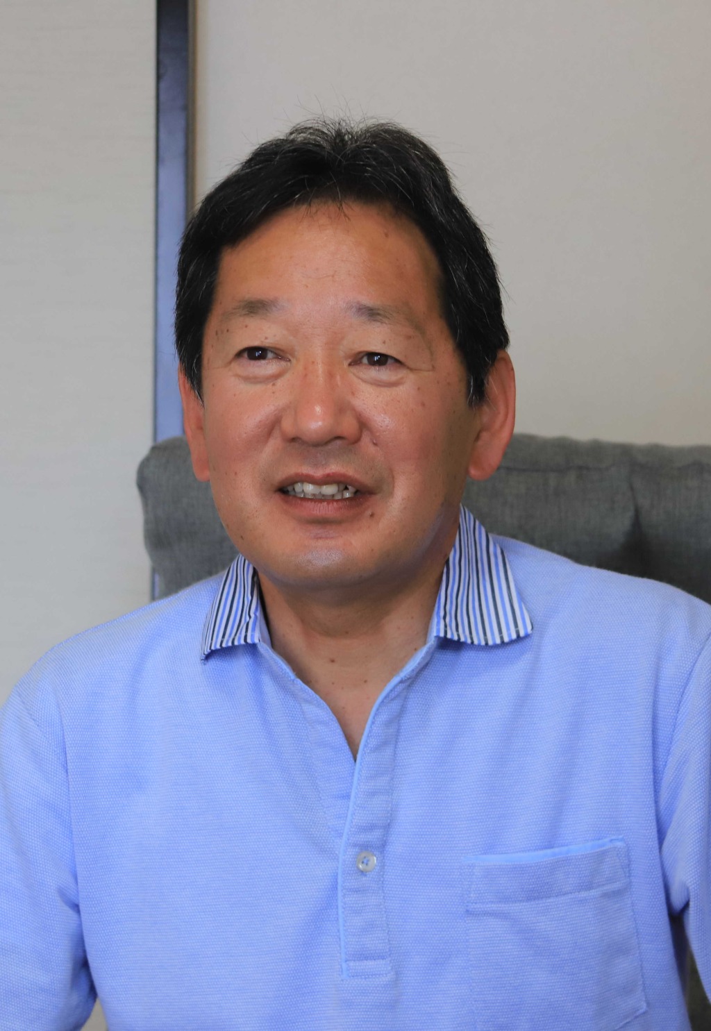 通級指導の必要性を上げる夏目徹也さん=焼津市下小田