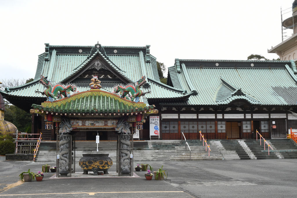 毘沙門天大祭が行われる富士市今井の妙法寺