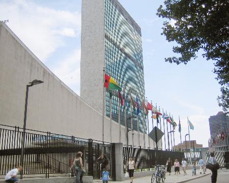 アメリカ・ニューヨークの国連本部＝２００７年（共同）