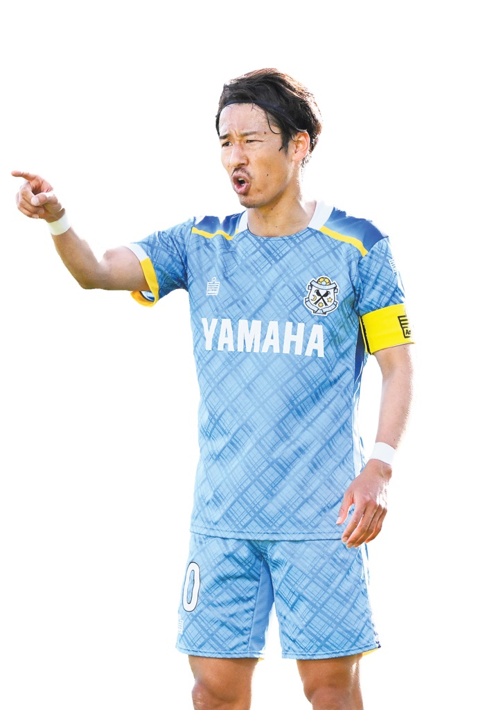 熊本戦でチームメートに指示を出す磐田・山田＝４月１６日、ヤマハスタジアム（浜松総局・山川侑哉）