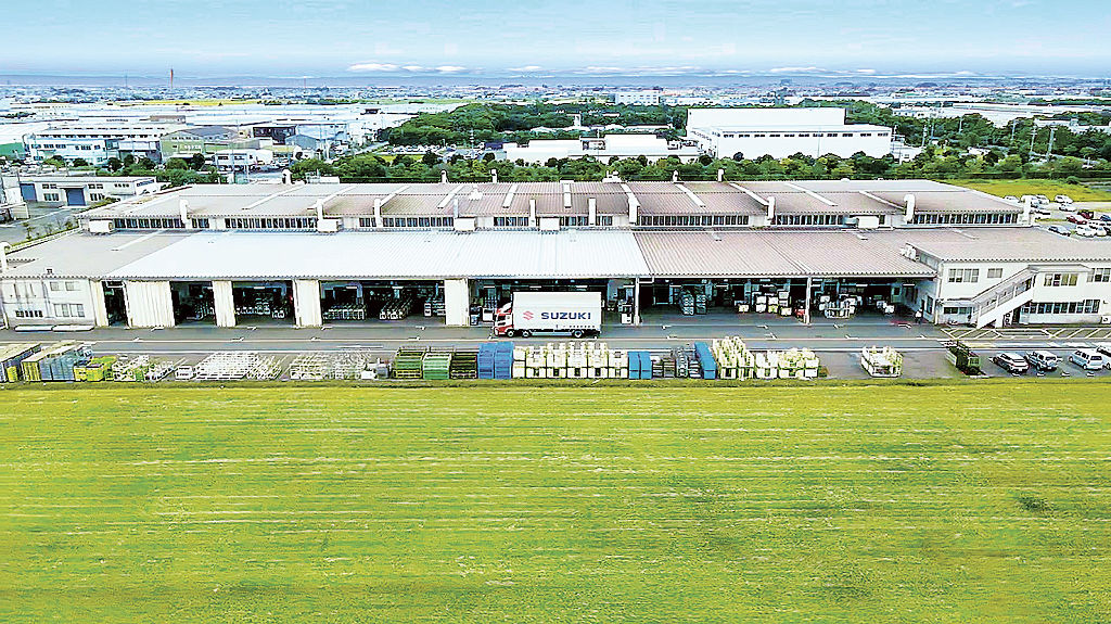 「空飛ぶクルマ」を製造予定のスズキ子会社の磐田市内の工場