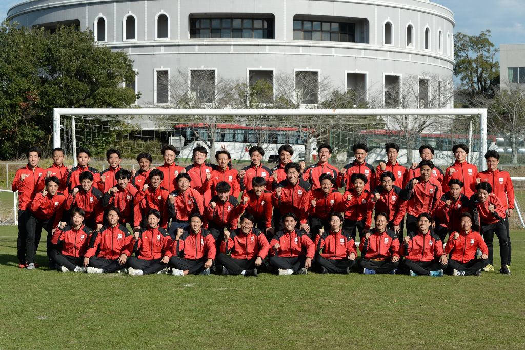 全日本大学選手権でベスト８の壁に挑む常葉大サッカー部イレブン＝浜松市北区の同校浜松キャンパスサッカー場