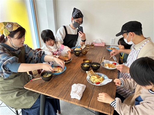 地域の食材を使った食育イベント＝磐田市中泉