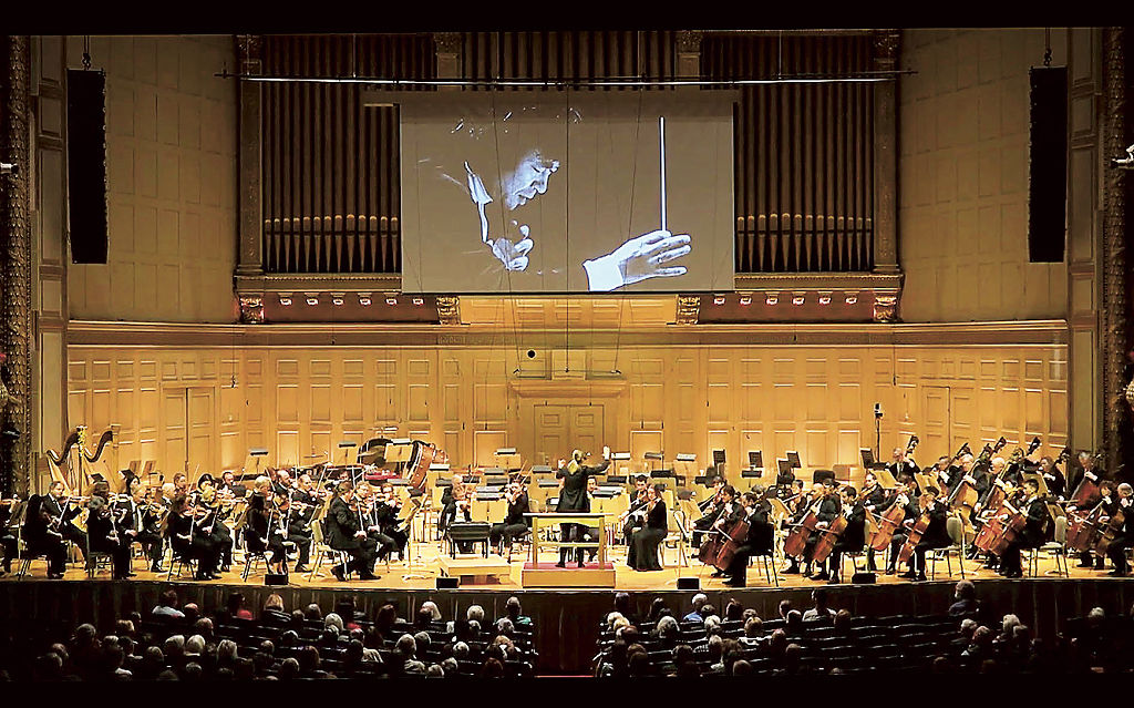 小澤征爾さんを追悼し、バッハの「Ｇ線上のアリア」を演奏するボストン交響楽団＝９日、米ボストン（同楽団提供、共同）