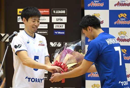 東レアローズ静岡の米山裕太引退 東レ一筋19年「楽しいことも苦しい