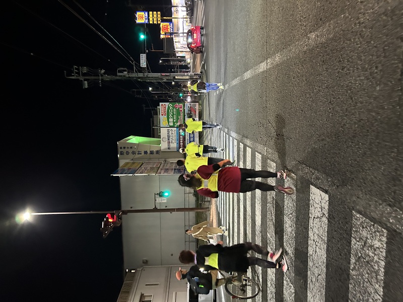 駅近周辺からの帰路