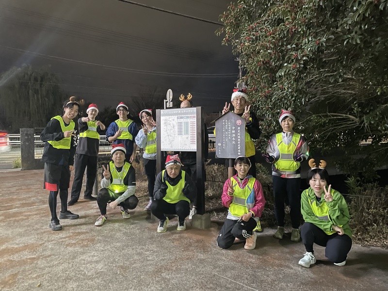 温水池公園での集合写真