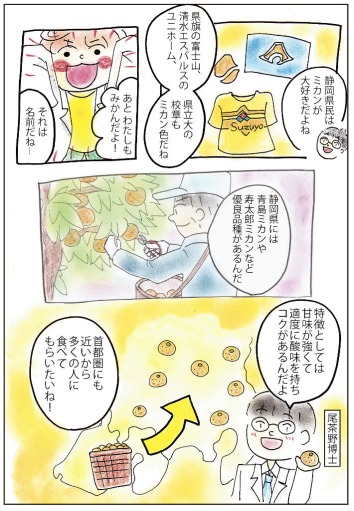 静岡県立大発 まんが しずおかのdna 5 温州ミカンの一大産地 あなたの静岡新聞 静岡県立大発 まんが しずおかのdna 5 温州ミカンの一大産地 あなたの静岡新聞
