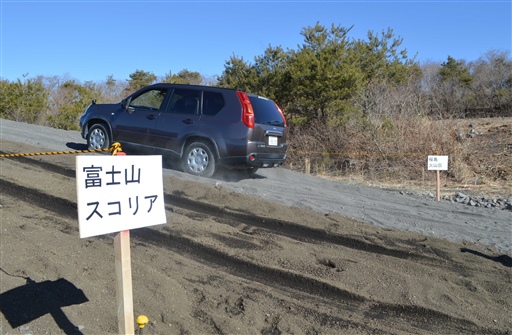 富士山火山れき走行実験 砂防事務所 噴火時の活動を想定 あなたの静岡新聞