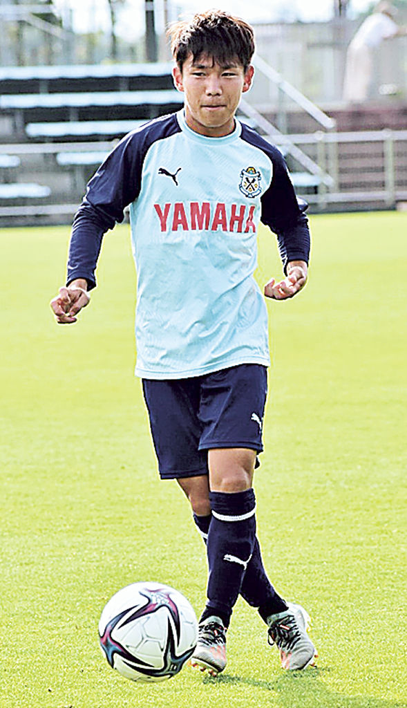 磐田の練習に初合流した金子=磐田市内(ジュビロ磐田提供)