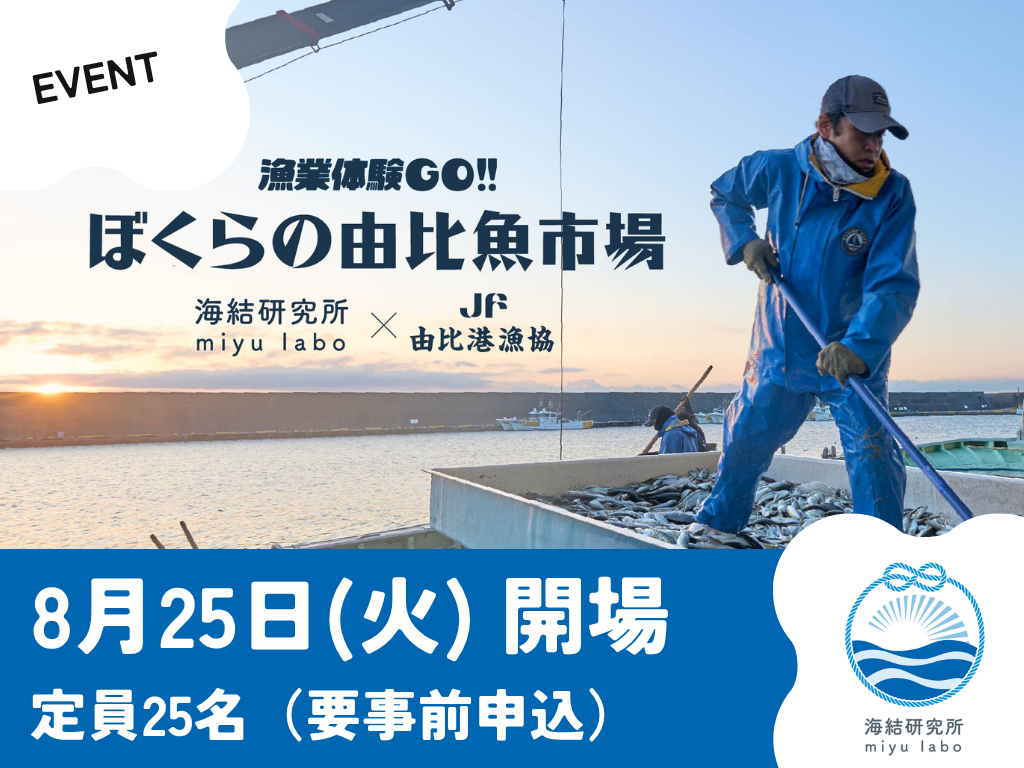 漁業体験GO「ぼくらの由比魚市場」～本物の競りと魚市場を体験しよう！～ 