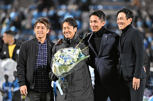 ジュビロ磐田のMF山田大記、引退セレモニー「満ち足りた幸せな気持ちで